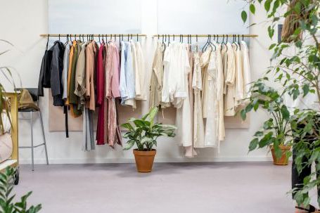 Boutique - Clothes Hanged on Clothes Rack