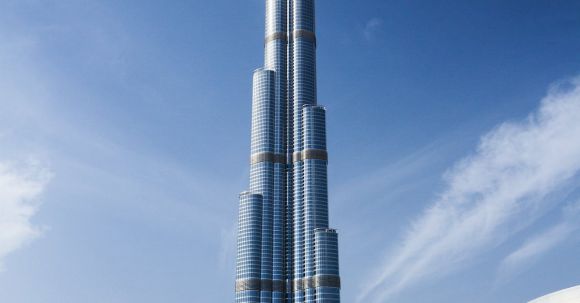 Landmark - Blue and Gray High Rise Building