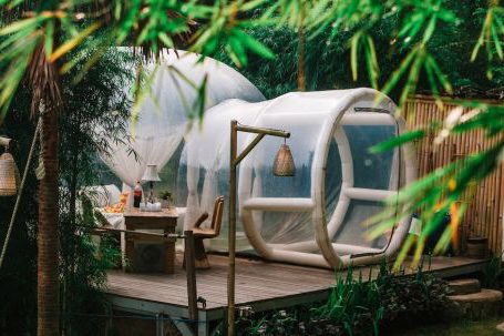 Travel Retreat - Cozy bubble tent in rainforest camp