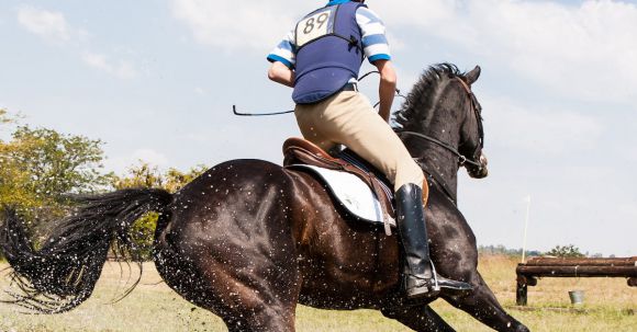 Sporting Event - Person Horseback Riding Outdoors