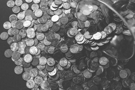 Budget - Grayscale Photo of Coins