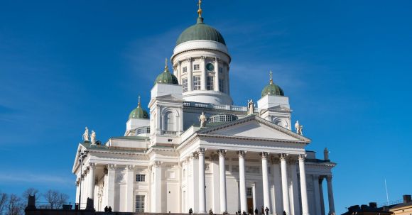 Sightseeing - The Helsinki Cathedral (Finnish: Helsingin tuomiokirkko) is a cathedral in the town of Helsinki in Finland.