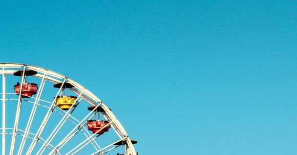Carnival - White Ferris Wheel