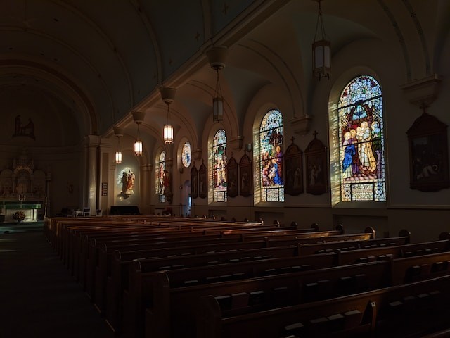 inside the church